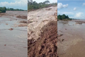 Se desborda el Río Grande y peligran dos comunidades de Montero Hoyos