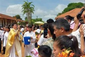 En Concepción celebran la Pascua con bendición de alimentos