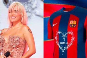 La colombiana Karol G estará en el logo del FC Barcelona