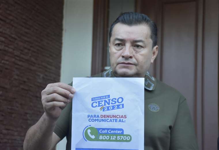 Censo 2024: Alcaldía cruceña habilita la línea gratuita 800-125700 para reportar si el censista no llega a un domicilio