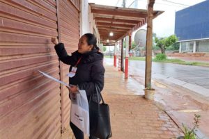 El censo en Concepción comenzó bajo la lluvia