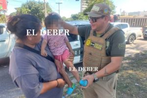 Rescatan a una niña de 1 año y seis meses que fue raptada por dos drogodependientes