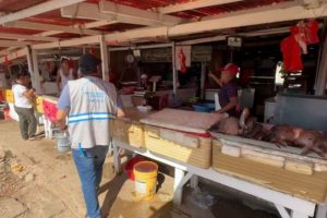 Semana Santa: controlan balanzas y calidad de productos en mercado Los Bosques