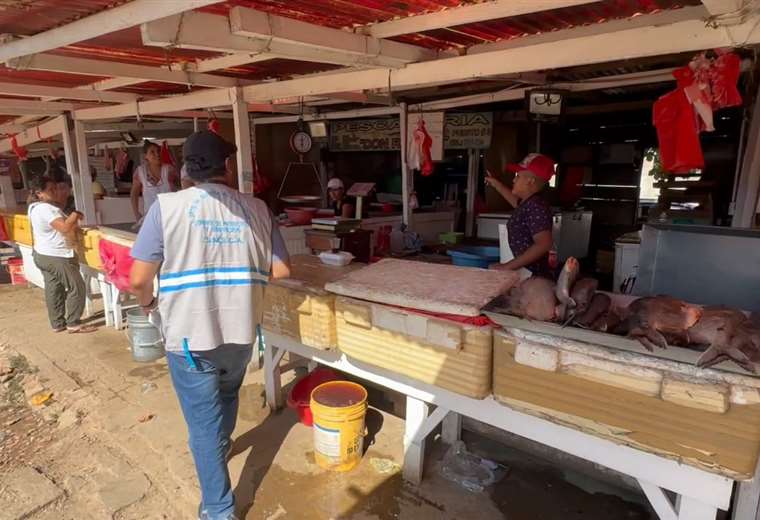 Semana Santa: controlan balanzas y calidad de productos en mercado Los Bosques