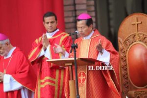 Monseñor Leigue en la celebración de Domingo de Ramos:»El pueblo ha puesto de su parte (en el censo), esperemos que las autoridades también lo hagan»