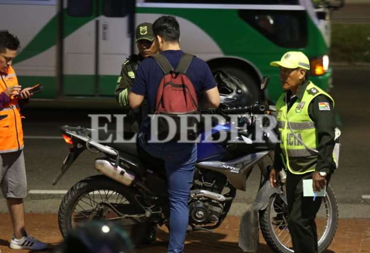 Operativo policial busca frenar carreras ilegales de motocicletas