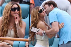¿Quién será el guapo caballero que besó a Shakira?