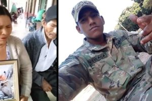 «Señor presidente a mi hijo lo han asesinado en San Matías, pero al asesino lo están soltando»; el clamor de la madre de un conscripto