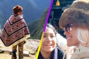 Karol G hizo compras en Machu Picchu y se fue sin pagar un poncho