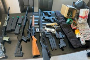 Policías allanan extensa propiedad en San Matías y descubren armas de fuego y municiones ocultas