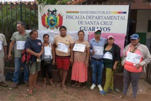 Ascensión de Guarayos: pobladores toman la Fiscalía e inician huelga de hambre para exigir el cambio de un fiscal
