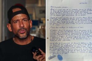 Desde la cárcel, Camacho defiende sus publicaciones en redes y arremete contra Aguilera