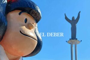 Mafalda se da una vuelta por la ciudad de los anillos