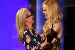 Meryl Streep bromea sobre el «trauma» de actuar junto a Nicole Kidman
