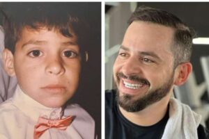 Ronico Cuéllar celebró sus 40 años con una galería de fotos de sus niñez