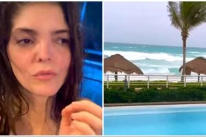 Ana Bárbara se salva de morir ahogada en el mar
