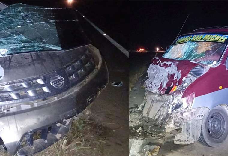 Nueve heridos en aparatoso accidente en Yapacaní, cerca del punto de bloqueo