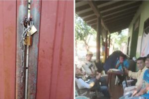 A pesar del incendio, oficinas de Otuquis siguen tomadas desde hace un mes; hay pugna por cargos