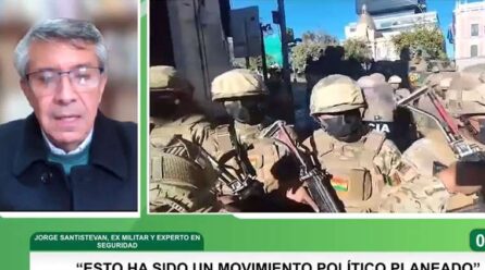 Jorge Santistevan: «Esto no ha sido golpe de Estado, ha sido un movimiento político planeado»