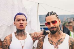 Maluma y Blessd lanzaron un disco en conjunto»1 OF 1″