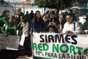Fesirmes instala vigilia en el frontis del Hospital de Niños