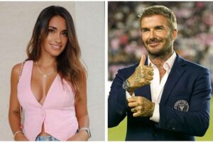 ¿Antonela Roccuzzo y David Beckham se coquetean?