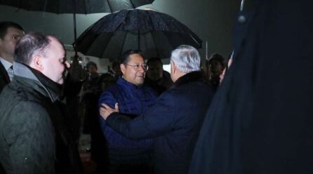 Arce llega a Rusia para reunirse con Putin y participar en la Cumbre de los BRICS