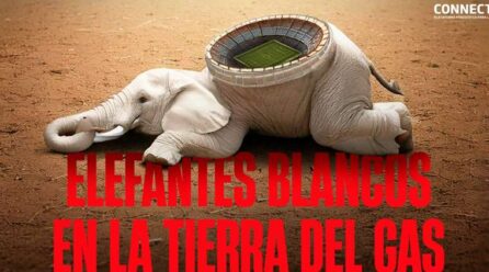 La ruta de los elefantes blancos en la tierra del gas