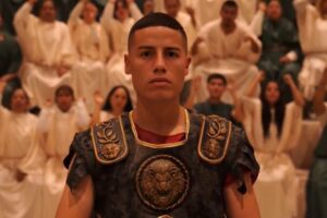 James Rodríguez fue presentado en México vestido de Gladiador