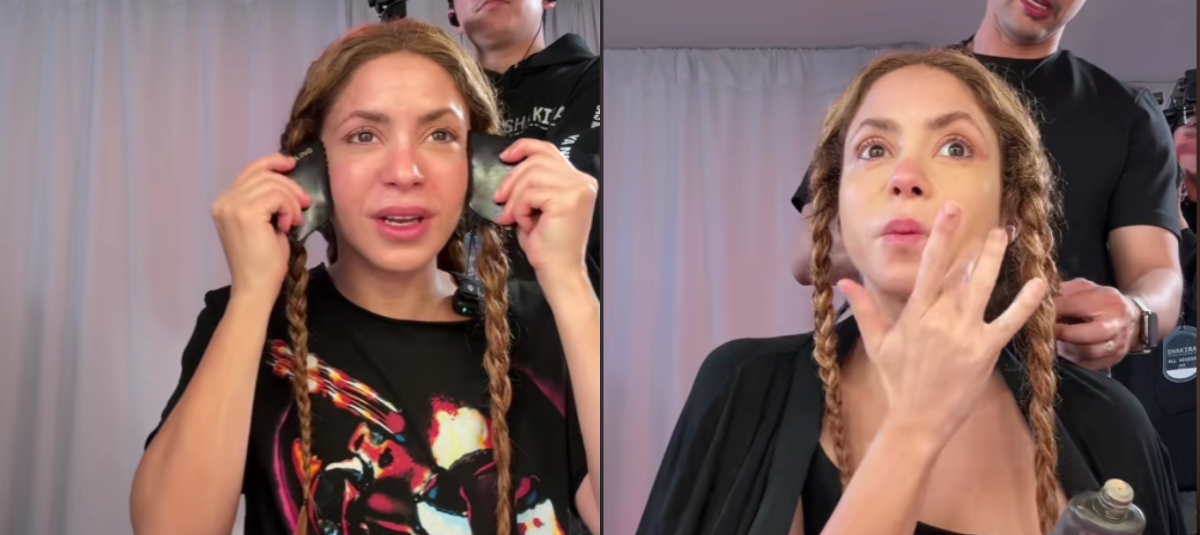 Así es la rutina de piel y maquillaje de Shakira antes de cada concierto