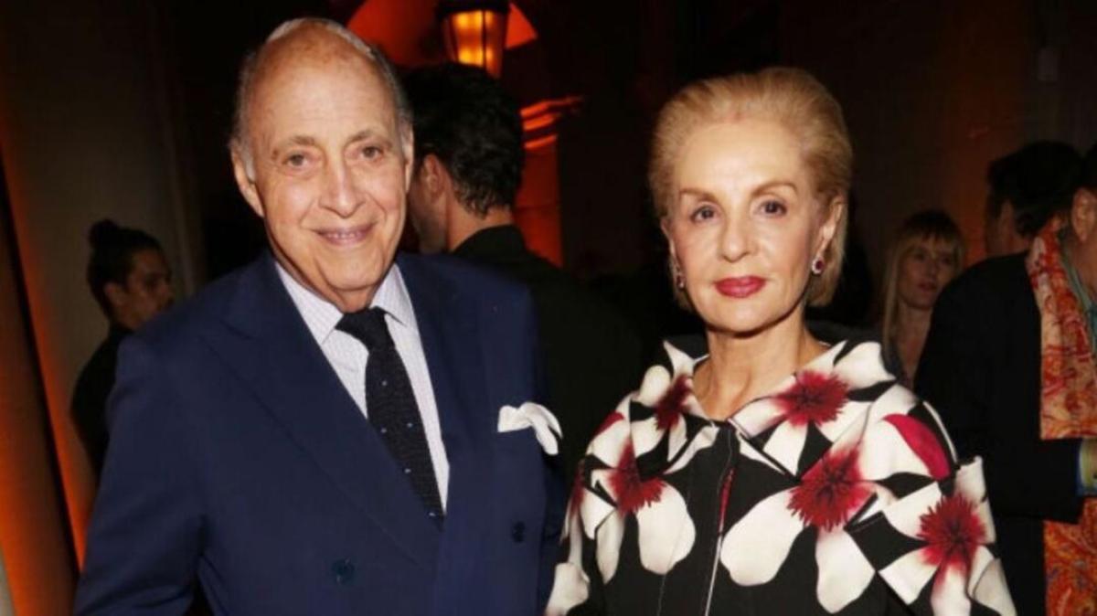 Carolina Herrera está de luto por la muerte de su esposo Reinaldo Herrera