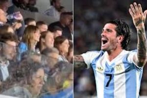 Emilia, Tini y Nicki Nicole, disfrutaron en el partido Argentina – Brasil