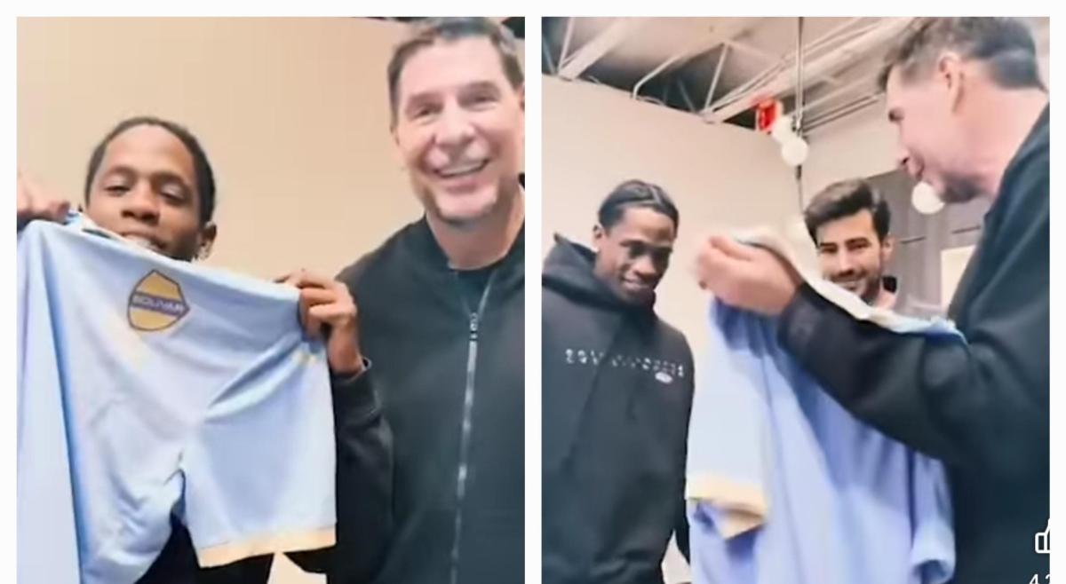 Travis Scott, el nuevo hincha del Club Bolívar gracias a Marcelo Claure