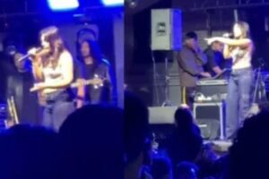“¡Da la cara, idiota!”: la reacción de Ángela Leiva tras ser agredida en pleno escenario en Cochabamba