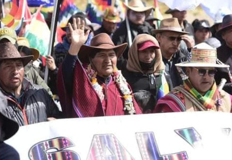 Confirman que Evo liderará la marcha del 16 de mayo en La Paz para inscribir su candidatura