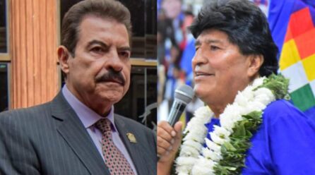 Evo asegura que llegó la justicia; Manfred cree que se quiere arrodillar al país