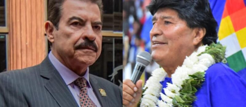 Evo asegura que llegó la justicia; Manfred cree que se quiere arrodillar al país