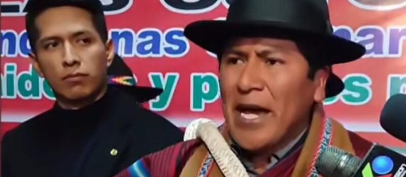 Ponchos Rojos de Mamani se unen a Andrónico y anuncian su “gran proclamación” para el sábado