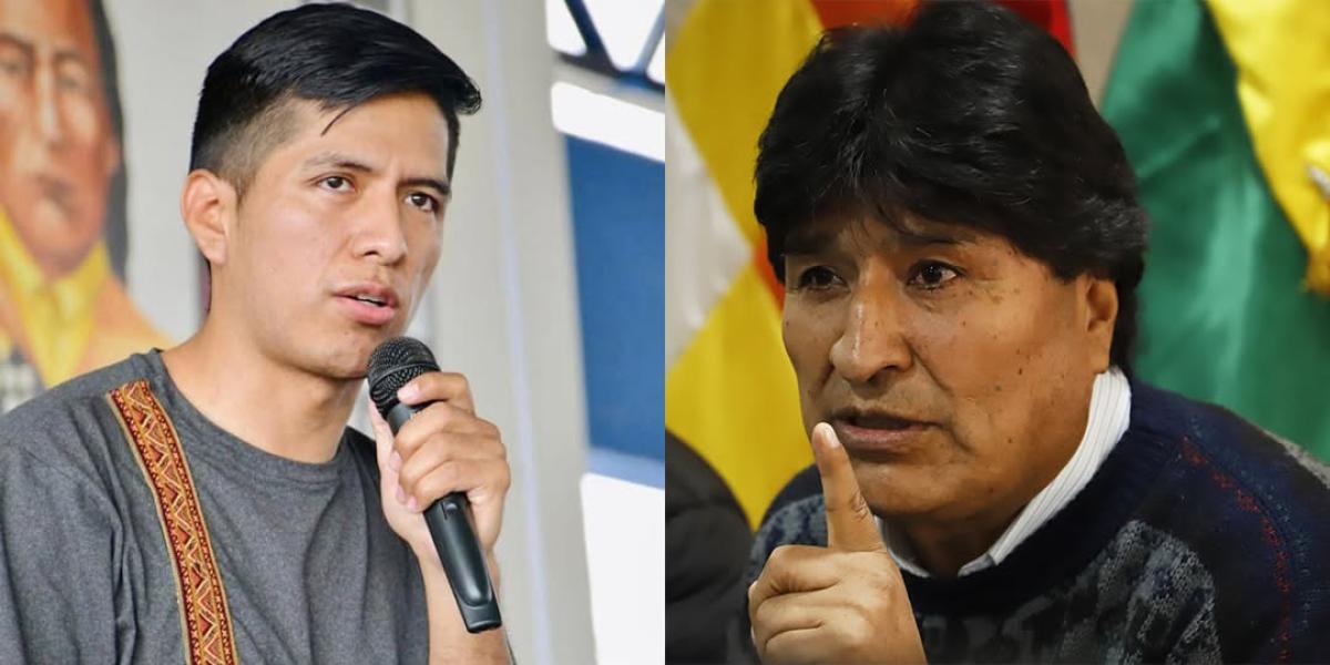 Evo pide a Andrónico Rodríguez “reflexionar” sobre su candidatura y no ser “instrumento del imperio”