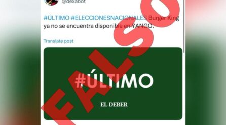 ¡Atención!: este contenido no fue publicado por EL DEBER