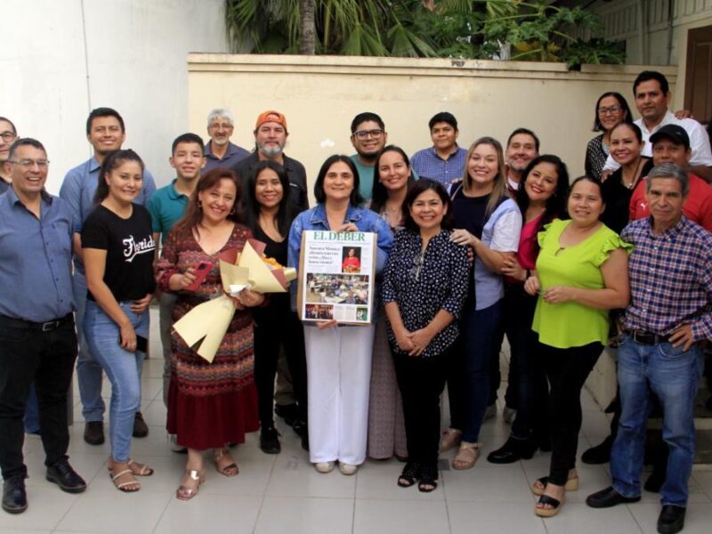 Hasta pronto Mónica Salvatierra; deja una huella imborrable en EL DEBER