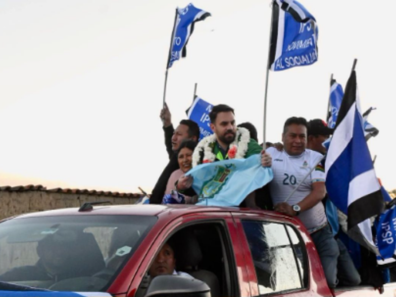 Candidato del MAS propone alivio tributario ante la crisis