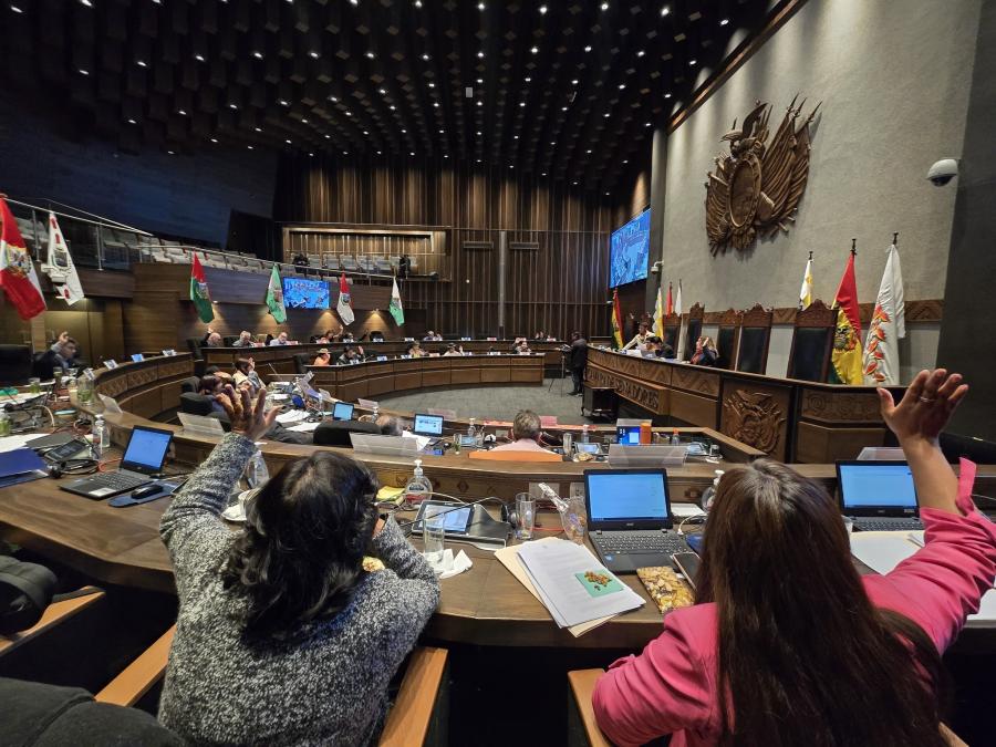 División de evistas y androniquistas permite aprobar crédito de $us 250 millones