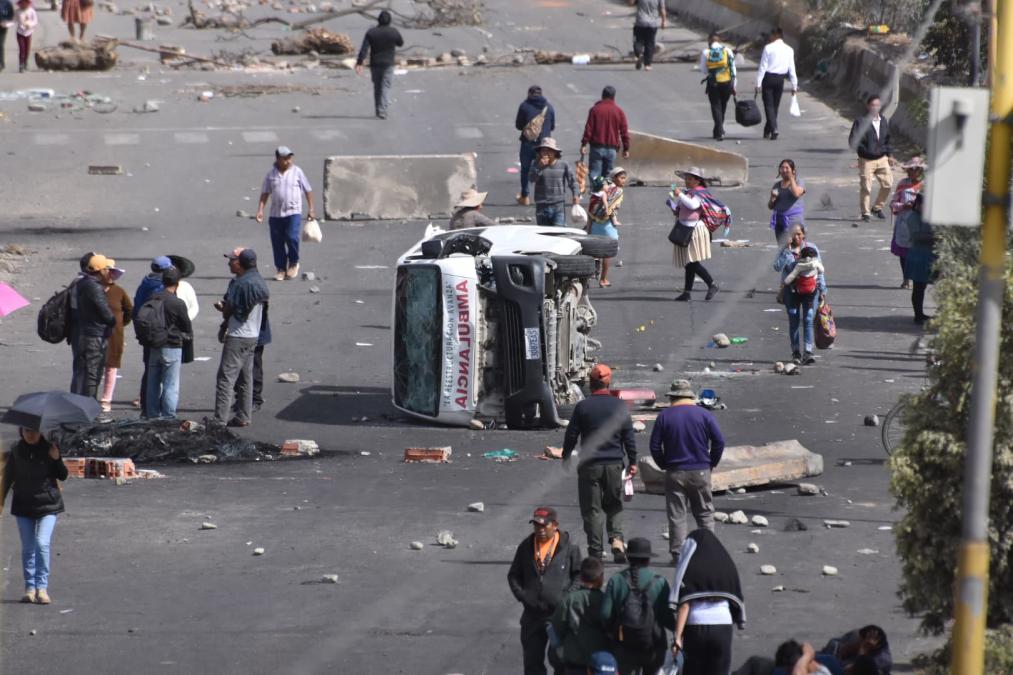“Ya rayan en el ámbito delictual”: Defensor cuestiona la violencia en bloqueos evistas