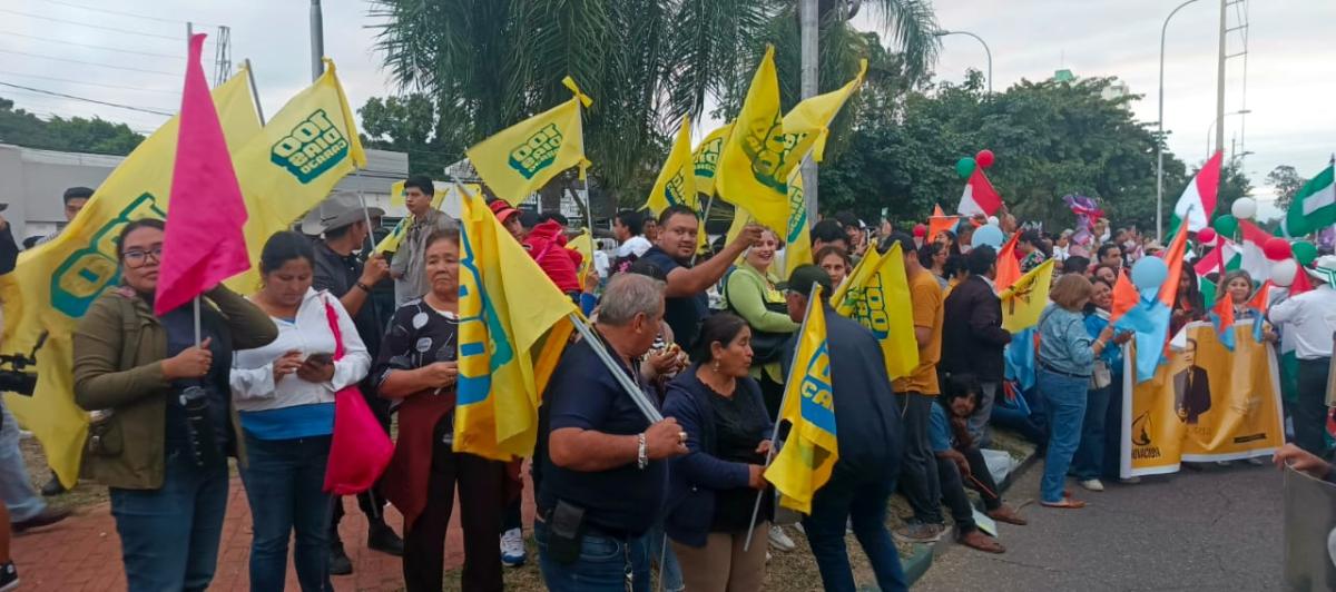 Tres presidenciales se cruzan en Santa Cruz y se calienta el tramo final de la campaña