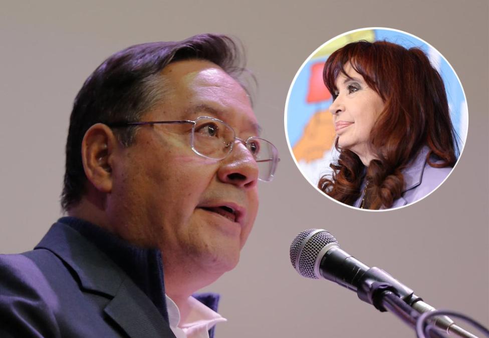 Luis Arce intentó sin éxito visitar a Cristina Fernández durante su viaje a Argentina