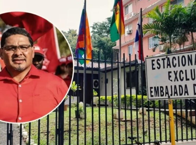 Líder sindicalista panameño acusado de supuesta estafa llegó asilado a Bolivia