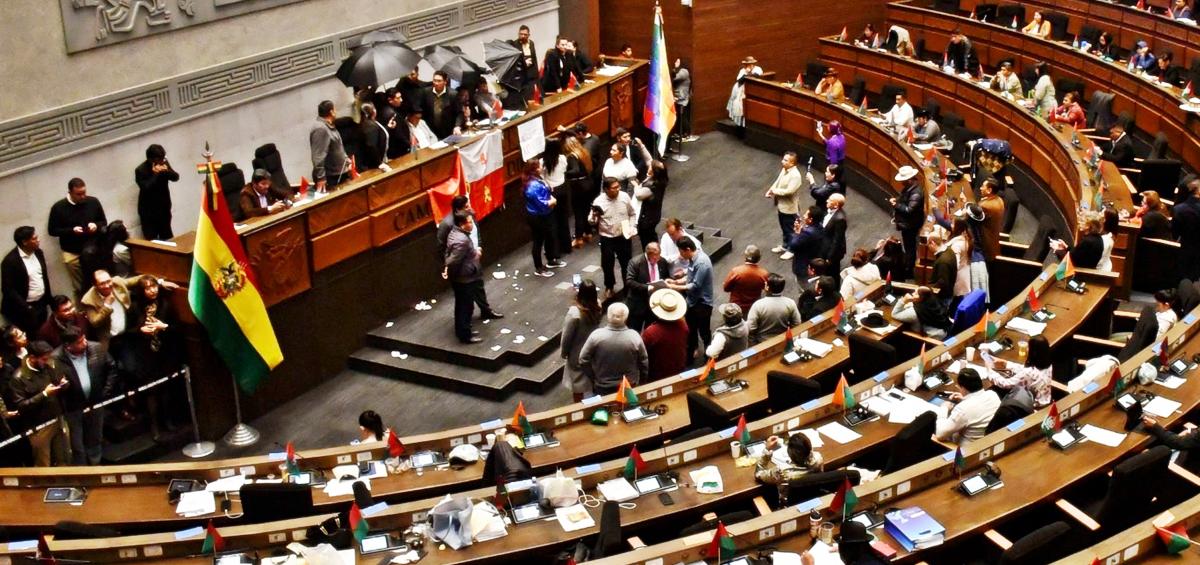 Puños, papeles, vasos de agua y boca tapada: así se rompió el debate por el litio en Diputados