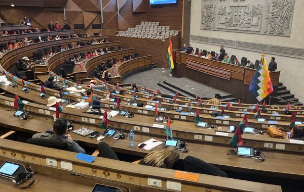 Choquehuanca dispone receso legislativo sin comisión de la Asamblea